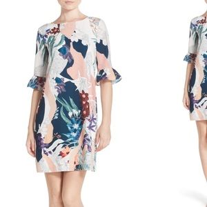 Chelsea28 printed sheath dress